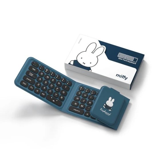 miffy - 三折疊式藍牙鍵盤 (連數字鍵/觸控板) [多種顏色] F01_MO
