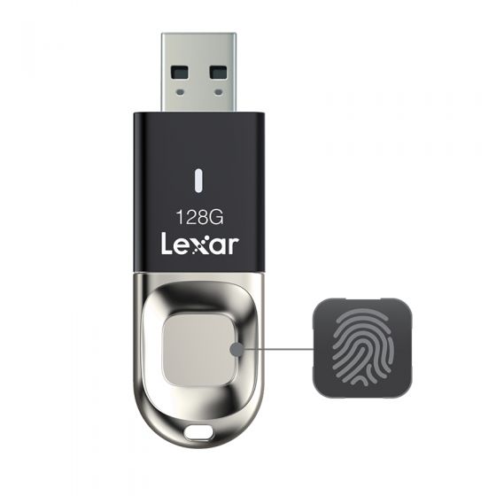Lexar - JumpDrive F35 指紋認證 USB3.0隨身碟 (128GB) F35_128GB