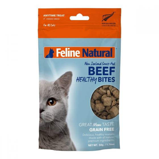 Feline Natural - F9 凍乾健康零貓食- 牛肉 50g #559967 F9-HB-B50