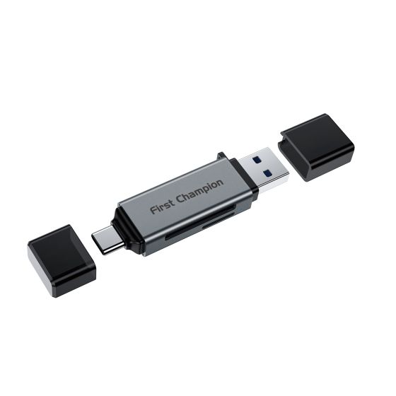 FIRST CHAMPION - 2in1 USB Card Reader (2 Card Slot