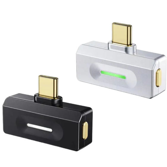 Fiio - Airlink Portable High-Resolution Bluetooth 6.0 LDAC、aptX Lossless Transmitter(Black/Sliver)