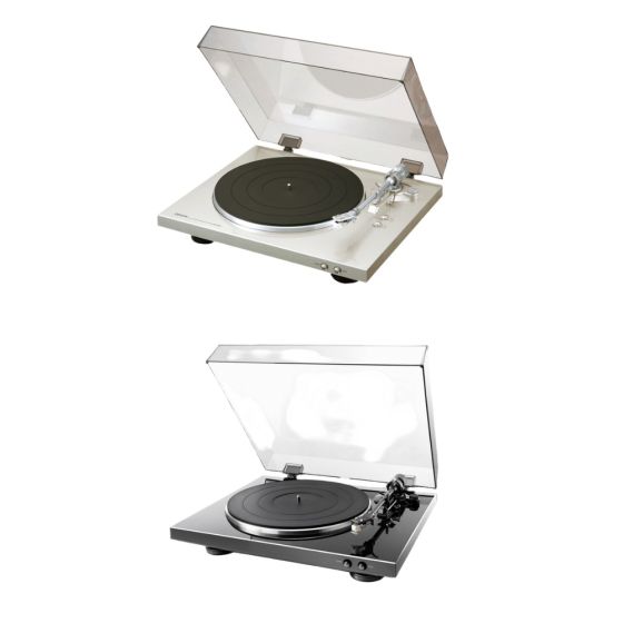 DENON - DP-300F Fully automatic Belt-driven analog Turntable (Black / Silver)