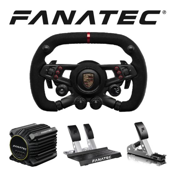[3月優惠組合2] Fanatec CSL Elite Porsche Vision GT 方向盤/Clubsport DD 12Nm 基座/CSL 雙腳踏/Loadcell Kit 套裝 FMPB2