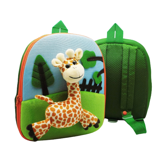 AMBIDEXTER 靈巧主兒 - 3D長頸鹿節能减碳兒童背包 FOBP2306