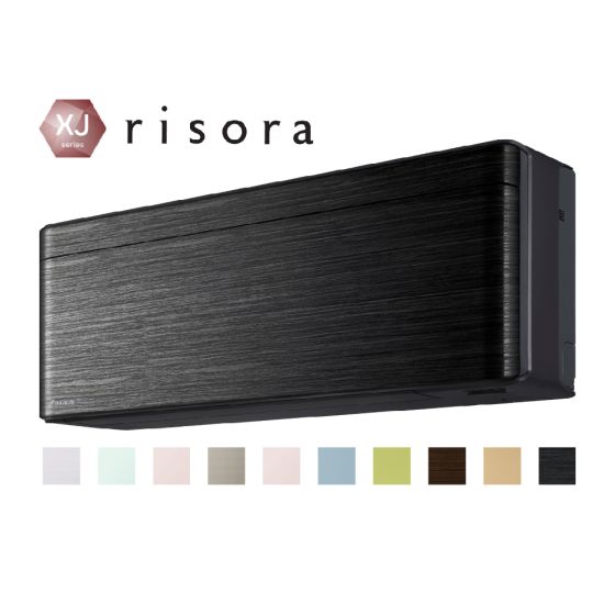 Daikin - 2.5HP Inverter Heat Pump Wall Mounted Split Type (risora XJ Series) - Black indoor unit FTXJ60M_B FTXJ60M_B