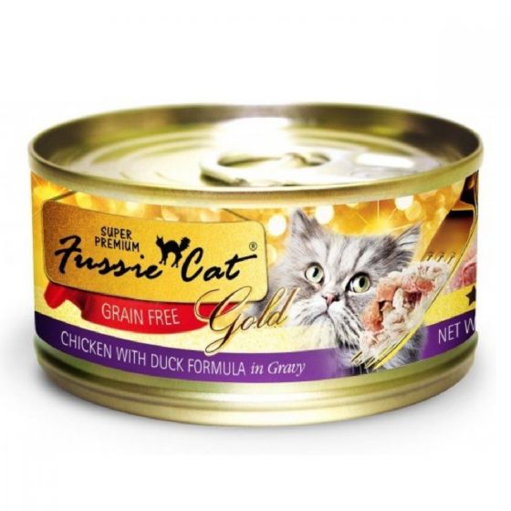 Fussie Cat 高竇貓 - 金鑽 雞肉鴨肉純天然貓罐頭 2.82oz / 80g #13305 CDC FUSSIE_CDC