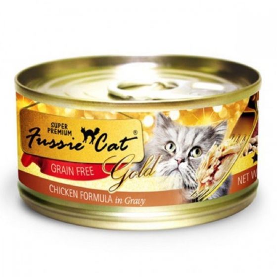 Fussie Cat 高竇貓 - 金鑽 雞肉肉汁純天然貓罐頭 2.82oz / 80g #13301 CGC FUSSIE_CGC