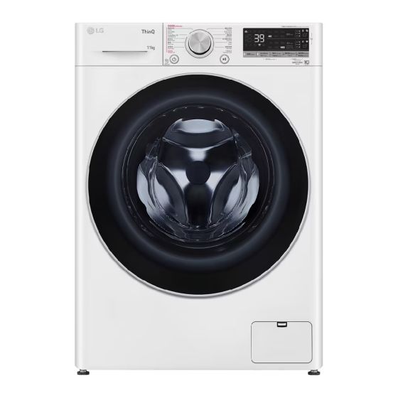 LG - Vivace 11 公斤 1400 轉 人工智能洗衣機 (TurboWash™360° 39 分鐘速洗) FV7V11W4-WIS