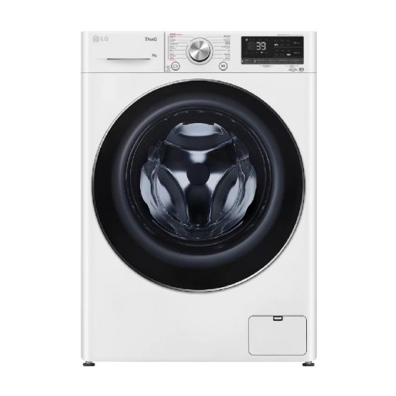 LG Vivace 9 公斤 1200 轉 人工智能洗衣乾衣機 (TurboWash™ 360° 39 分鐘速洗) 白色 FV9A90W2 FV9A90W2