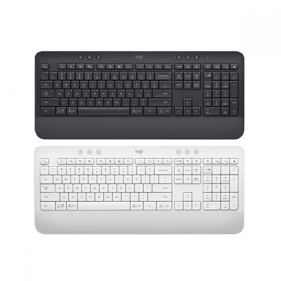 Logitech - Signature K650 無線舒適鍵盤 (石墨灰/珍珠白) GC920-0109-all