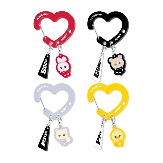 BLACKPINK - [JUMP] BLACKPINK CHARACTER ACRYLIC CARABINER KEYRING [4個角色] GD20-JUMP-AC_MO