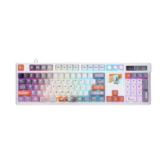 Skyloong - GK104 Pro 無線螢幕機械鍵盤 - 量子機甲No.1 (多色選擇) GK104P-QM1-ALL