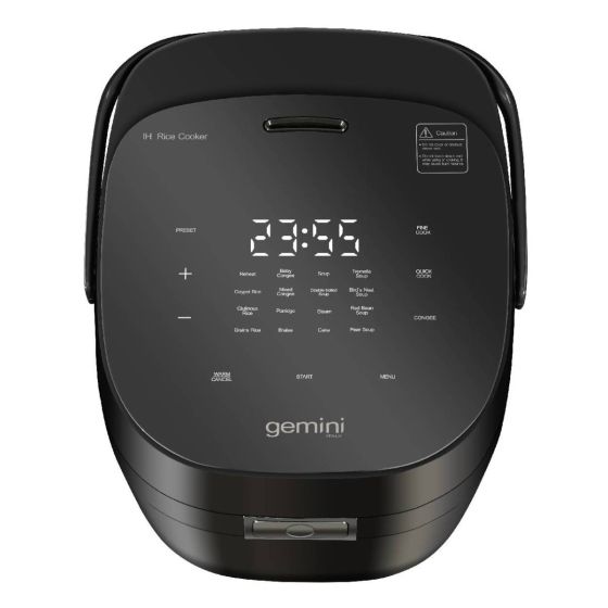 Gemini - GRC12 1.2公升IH磁應焱釜電飯煲 (黑/白)