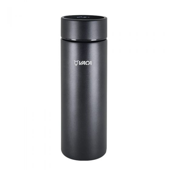 小牛角 - TEC 0.4公升純鈦真空杯配智能蓋 (黑色/粉紅色) HCT202-MO