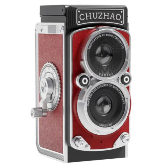 Hedonic - CHUZHAO Retro-Style Digital Camera (Red)