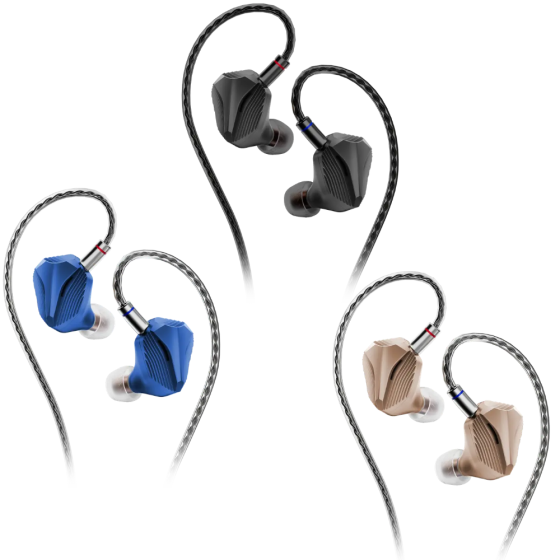 HIDIZS - MP145 PRO 14.5mm Ultra-Precision Nano-Grade Planar HiFi IEMs (3Colors)