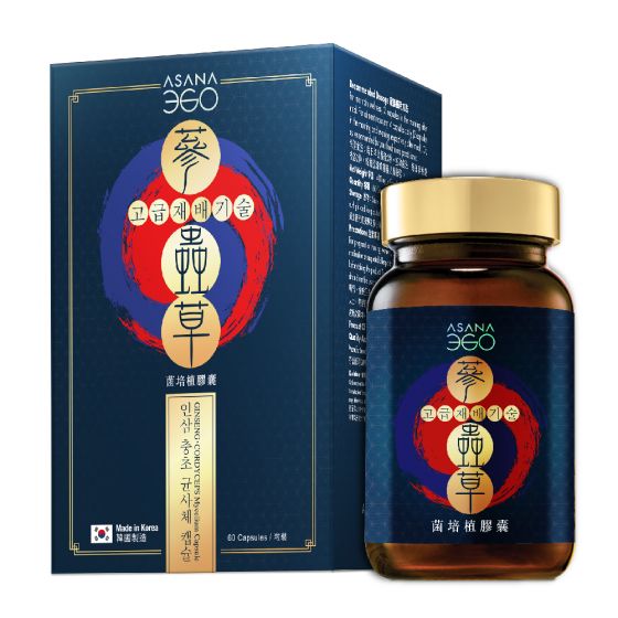 ASANA 360 - 蔘．蟲草菌培植膠囊 (60粒裝)