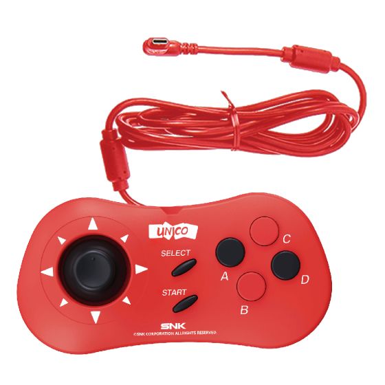 UNICO -MVS mini Game Pad 遊戲手柄 - 紅色 HKUM-CONTROLLER