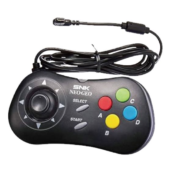 SNK - NEO GEO Game Pad 遊戲手柄 - 黑色 HKUM-FPININ1810