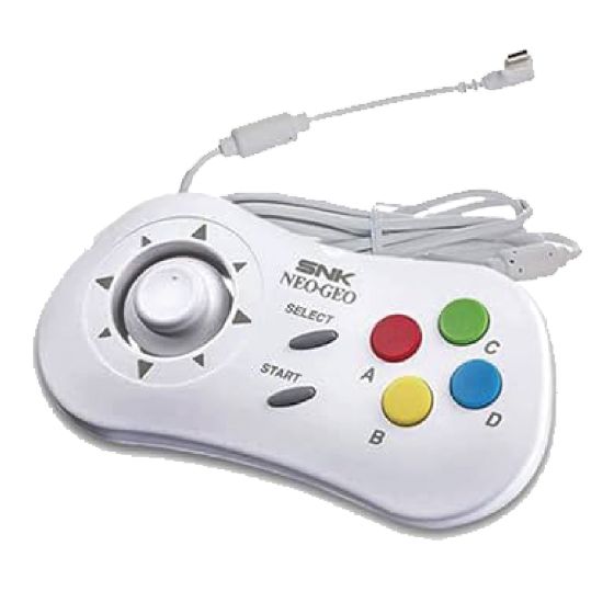 SNK - NEO GEO Game Pad 遊戲手柄 - 白色 HKUM-FPININ1820