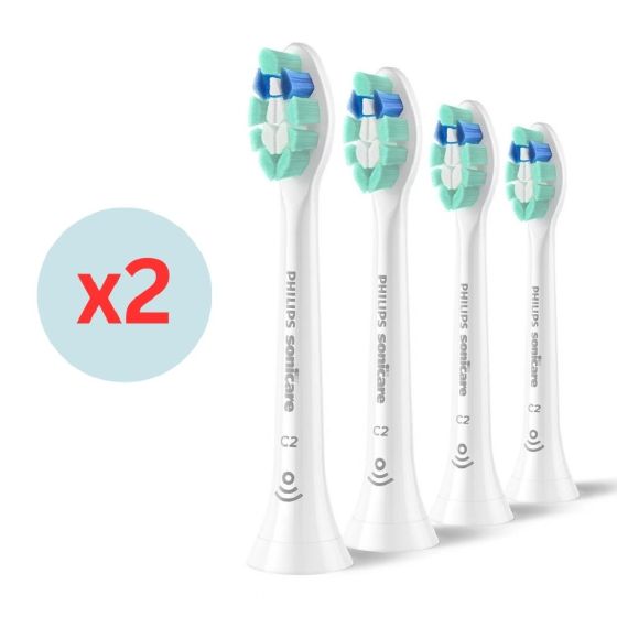 Philips - Sonicare HX9024/85 C2 高效清潔刷頭 4支裝 x2件 共8支 HX9024-85x2_A