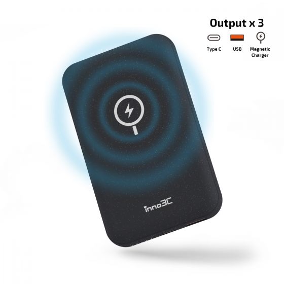 inno3C i-MP10 磁吸無線移動電源帶折疊支架