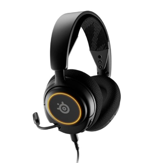 SteelSeries - Arctis Nova 3 多平台高級有線 RGB 遊戲耳機麥克風 ID-61631