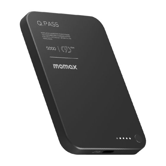 Momax - 1-Power Q.Pass 5000mAh 磁吸流動電源 [多種顏色] CR-IP116AS_ALL