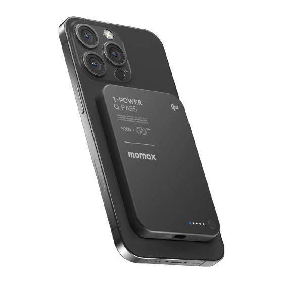Momax - 1-Power Q.Pass 5000mAh Qi2 磁吸流動電源 (多種顏色) IP129Q2_ALL