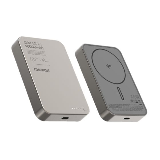 Momax - Q.Mag X1 Qi2 Gen 2 超薄磁吸流動電源 10000mAh (鈦金屬色) IP136Q2L IP136Q2L