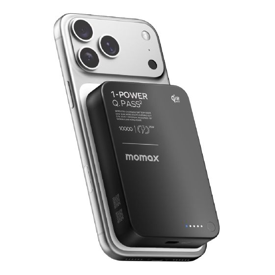 [3C CCC認證] Momax 1-Power Q.Pass² 10000mAh Qi2 25W 磁吸流動電源 IP168Q22 [多種顏色] CR-IP168Q22_ALL