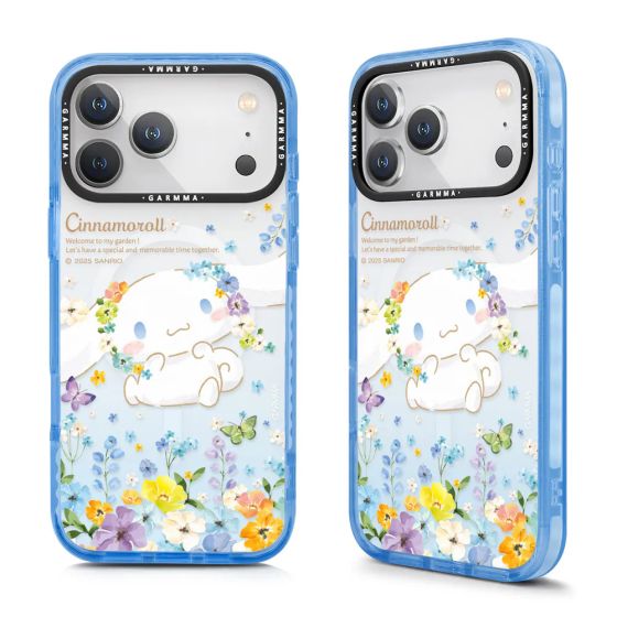 GARMMA - Sanrio Cinnamoroll iPhone 17 磁吸款保護殼 - 藍色花海 [多種型號] IP17-CR-BS_ALL