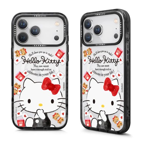 GARMMA - Sanrio Hello Kitty iPhone 17 磁吸款保護殼 - 小熊情書 [多種型號] CR-IP17-HK-LL_ALL