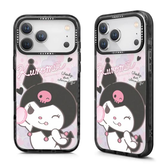 GARMMA - Sanrio Kuromi iPhone 17 磁吸款保護殼 - 愛心噴射 [多種型號] CR-IP17-KU-LH_ALL