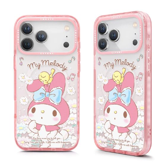 GARMMA - Sanrio My Melody iPhone 17 磁吸款保護殼 - 小白花叢 [多種型號] IP17-MM-CF_ALL