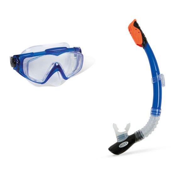Intex - 浮潛面鏡連呼吸管 Silicone Aqua Sport Swim Set ITX55962