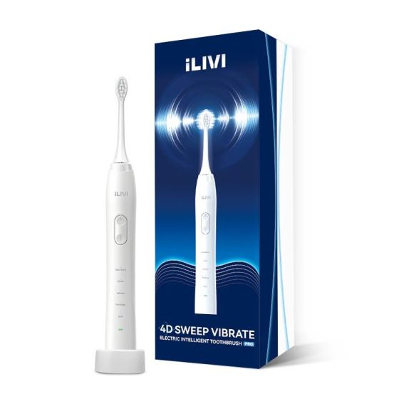 iLIVI - 革新代掃振4D全模式多頭潔齒護齦電動智慧牙刷 PRO IV_001