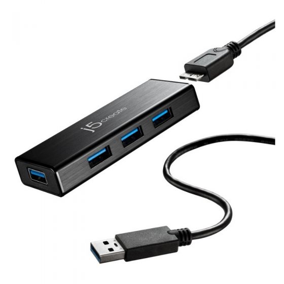 J5Create - USB 3.0 7-Port Hub 連 AC 火牛 [JUH340]J5CRE_JUH340