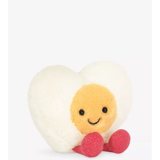 Jellycat - 心形水煮蛋公仔 12cm