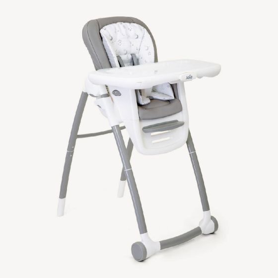 Joie - Multiply 6in1 可收摺多模式高腳餐椅 (白色/灰色) Joie_H1605AA-MO