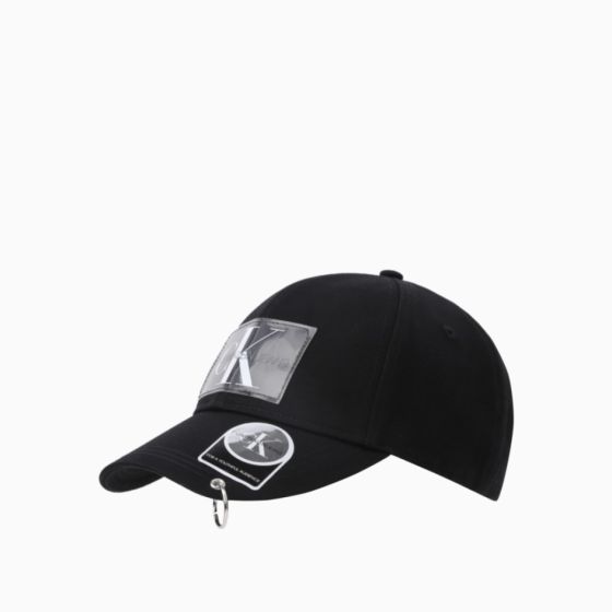 Calvin Klein Pierced Monogram 鴨舌帽 (黑色/白色) CR-K607613-all