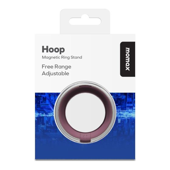 Momax - CaseFORM Hoop 磁環支架 KH19 [暮櫻紅]