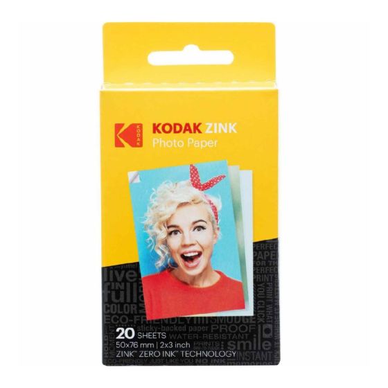 Kodak - ZINK 貼相紙 (20張) (Kodak Smile+/Step Touch/Printomatic專用相紙) KODAK_ZINKPAPER_20