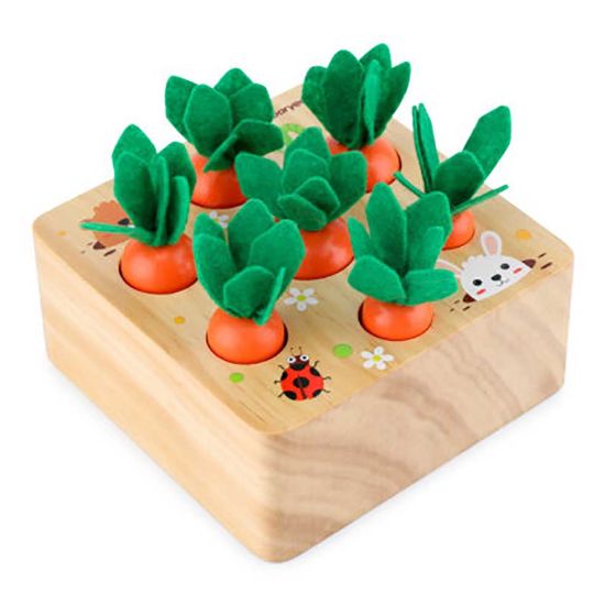 Goryeo Baby - 蒙特梭利早教 木質拔蘿蔔遊戲 KR020