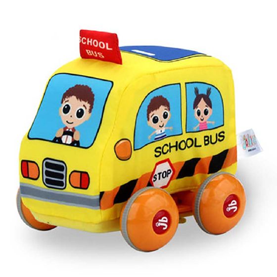 Jollybaby - 可拆式布製車身回力車(校巴) KR127