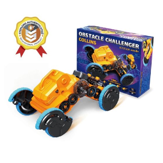 T-Space - COLLINS智趣STEAM跨障挑戰者機器人 (台灣製造|攀爬高度9cm) KR162