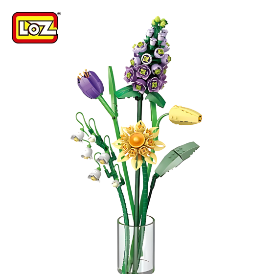 LOZ - 花朝月夕-家居花束裝飾迷你積木