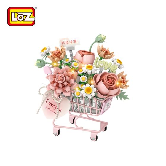 LOZ - 綠皮火車迷你積木機械人(亮燈版)