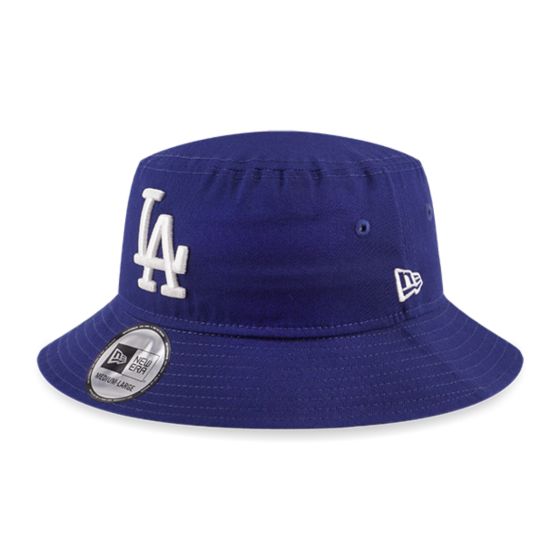 New Era MLB Los Angeles Dodgers Basic Bucket 01 漁夫帽 - 深藍色白字 (2款尺寸)