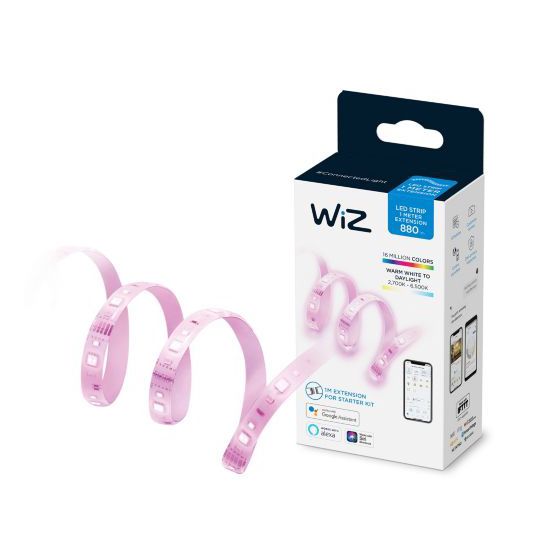 WiZ Wi-Fi延長版1M 智能LED燈帶 (黃白光 + 彩光)